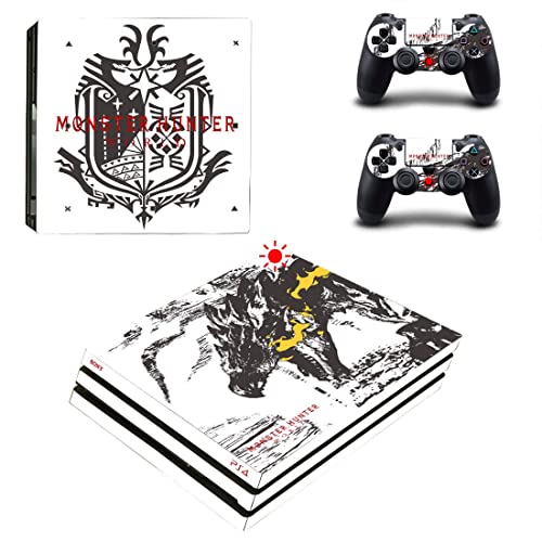 Oyun Canavar Astella Artemis Avcısı PS4 veya PS5 Cilt Sticker PlayStation 4 veya 5 Konsolu ve 2 Kontrolörleri Çıkartması