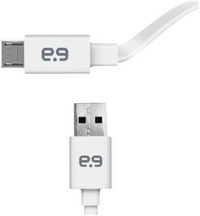 Mikro USB Aygıtları için PureGear Düz Şarj Senkronizasyon Kablosu-Beyaz 48