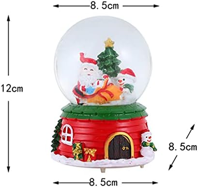 NUOBESTY Noel Süslemeleri Noel Kar Küresi Müzik Kutusu Su Küresi masa süsü iç mekan dış mekan dekorasyonu Evler için