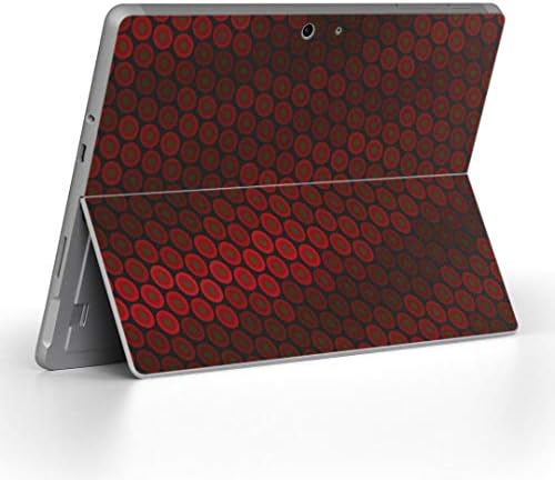 microsoft Surface ıçin ıgstıcker Çıkartması Kapak Go/Go 2 Ultra Ince Koruyucu Vücut Sticker Skins 002038 Desen Kırmızı
