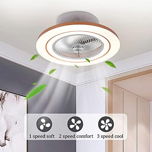 Tavan ışık ile NEOCHY yatak odası Fan 3 hızları dilsiz Fan aydınlatma uzaktan kumanda ve Modern oturma odası ile Led