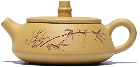 WİONC Taş Kepçe Pot Segment Çamur Geniş Ağız Pot Pot Purply Kil Demlik Çin Kung Fu çaydanlıklar 130 ml