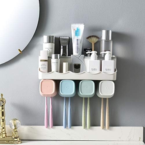 TOPBATHY plastik diş fırçası kabı Emme Diş Fırçası duvar rafı banyo duvarına monte Çeşitli Eşyalar Organizatör Diş