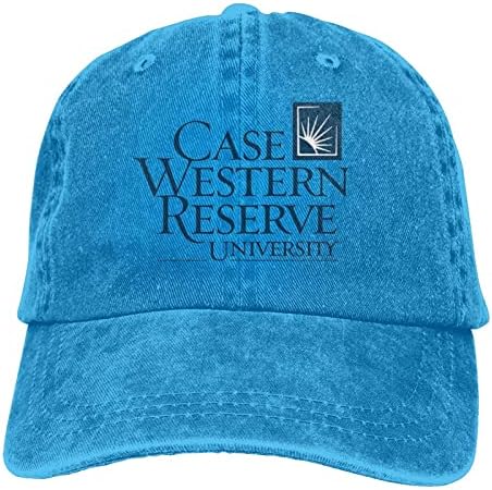 Kılıf Western Reserve Üniversitesi Logo Klasik kovboy şapkası Ayarlanabilir beyzbol şapkası Unisex Rahat Spor Şapka