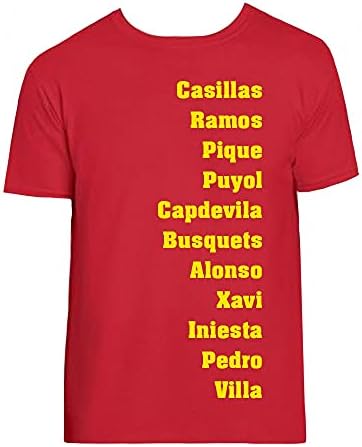 İspanya Favori XI Tişört (Kırmızı)