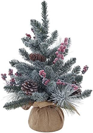 Kurt S. Adler 18 inç Akın Kırmızı Meyveler ve Çam Kozalağı Noel Ağacı, Çok