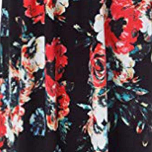terbklf kadın Yaz Bohemia Çiçek Baskı Rahat Kısa Kollu O-Boyun Maxi uzun elbise Parti Resmi Elbise Kulübü Elbise