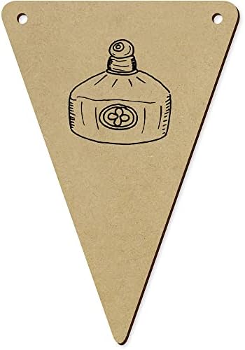 Azeeda 5 x 140mm 'Parfüm Şişesi' Ahşap Kiraz Kuşu Bayrakları (BN00075522)