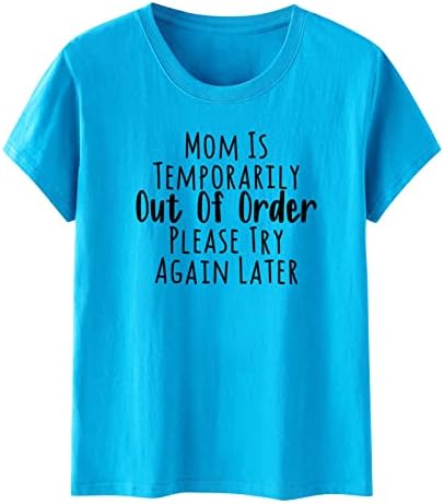 Çizgili Uzun Kollu Gömlek Kadın Bayanlar Anneler Günü Mektubu Baskı T Shirt Büyük Boy Gevşek Yuvarlak Boyun Polyester