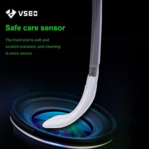 VSGO V-S01E Kamera Sensörü Temizleme Kiti Mikro Dört Thirds 4/3 Sensör Temizleme 12 adet 12mm Sensör Temizleme Çubukları