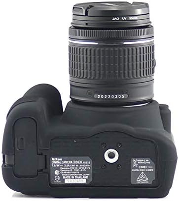 D3400 silikon kılıf, TUYUNG Doku kamera muhafazası Kabuk Durumda Koruyucu Kapak ile Uyumlu Nikon D3400 Kameralar,