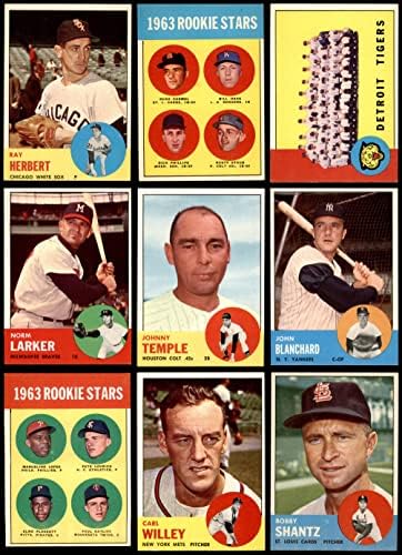 1963 Topps Beyzbol Yüksek Sayı Komple Seti (Beyzbol Seti) EX / MT