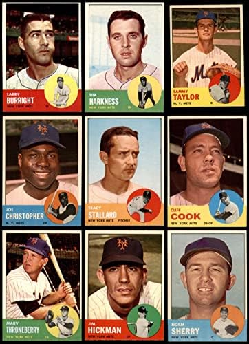 1963 Topps New York Mets Takım Seti New York Mets (Set) ESKİ / MT + Mets