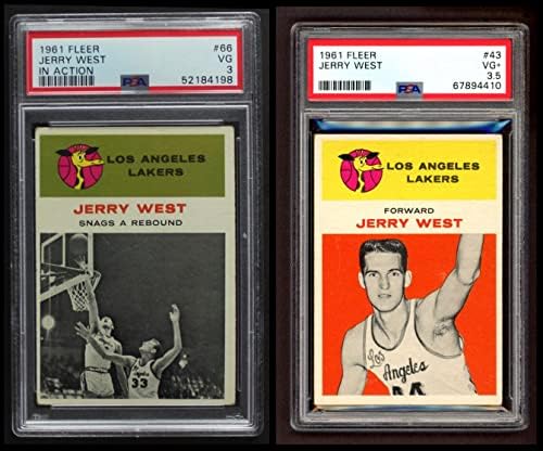 1961-62 Fleer Los Angeles Lakers Takım Seti Los Angeles Lakers (Set) VG + Lakers