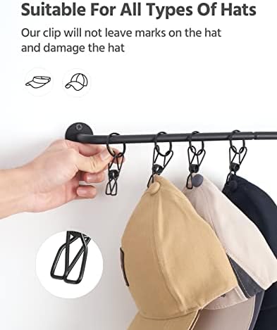 Mkono şapka rafı Duvar Ahşap Kapaklar Organizatör 20 Kanca ve Metal Şapka Depolama Ekran Askı