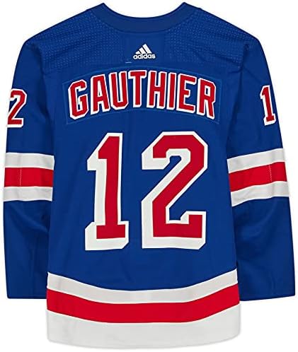 Julien Gauthier New York Rangers Oyunu-26 Şubat-30 Mart 2021 Tarihleri Arasında Oynanan Maçlarda Giyilen 12 numaralı