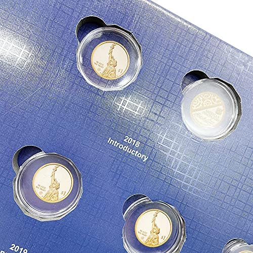 Ewınd 2020 Ciltli Köpük İç Sikke Koleksiyonu Albümü ABD Paraları( Yenilik Dolar), 253mm x 354mm x 21mm