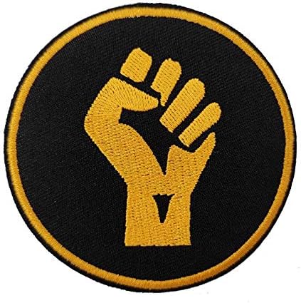Sevimli Yama Juneteenth Yumruk Siyah Lives Matter Demir on Yamalar Şapka Pin BLM