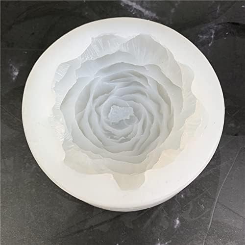 Şakayık Çiçek Silikon Kalıpları 3D Reçine Sabun Mum Çiçek Kalıp El Yapımı DIY Şeker Kek Dekorasyon Çikolata Epoksi