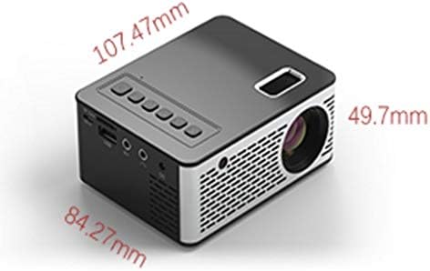 ZLXDP Mini Taşınabilir Led projektör, Tam Ev Sineması Film projektör Uyumlu TV çubuk mini PC, Dizüstü Bilgisayar
