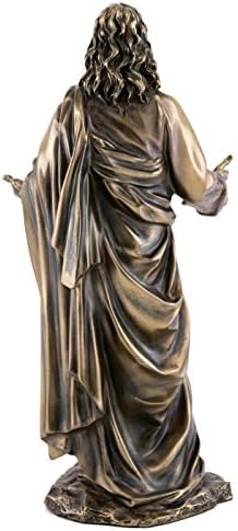 En iyi Koleksiyon İsa Heykeli-Tanrı'nın Oğlu Heykel Premium Soğuk Döküm Bronz-11.25 İnç Koleksiyon Tüm Kurtarıcı Heykelcik