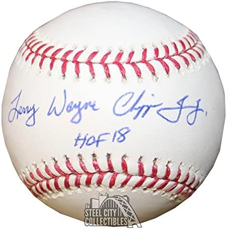 Chipper Jones İmzalı Tam Adı Beyzbol HOF Yazısı-PSA İmzalı Beyzbol Topları