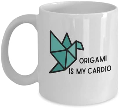 origami kahve fincanı, origami kupa, origamiyi sevenlere hediye, origami vinç, origami benim kardiyomdur