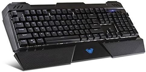 Mavi Anahtarlı Beastron Mekanik Kablolu Oyun Klavyesi, Bilek Desteği, PC ve Mac ile Uyumlu - Sapphire