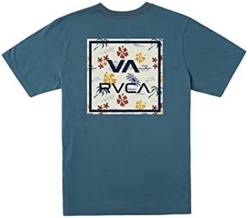 RVCA erkek Grafik Kısa Kollu Ekip Boyun Tee Gömlek