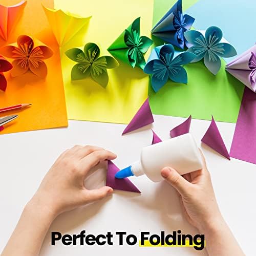 2300 Yaprak Sinmoe Origami Kağıt Çeşitli Boyutları kendi başına yap kağıdı Canlı Renkli Kağıt Renkli Çift Taraflı