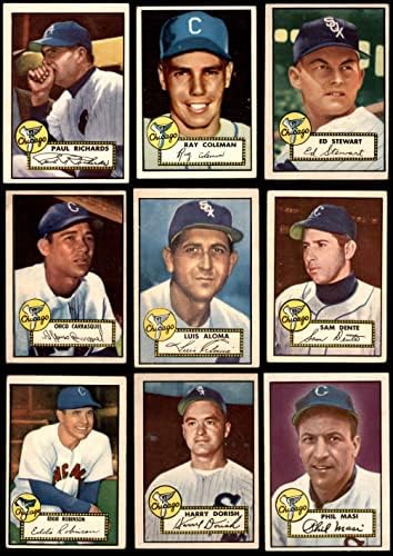 1952 Topps Chicago White Sox Takım Seti Chicago White Sox (Set) VG + White Sox