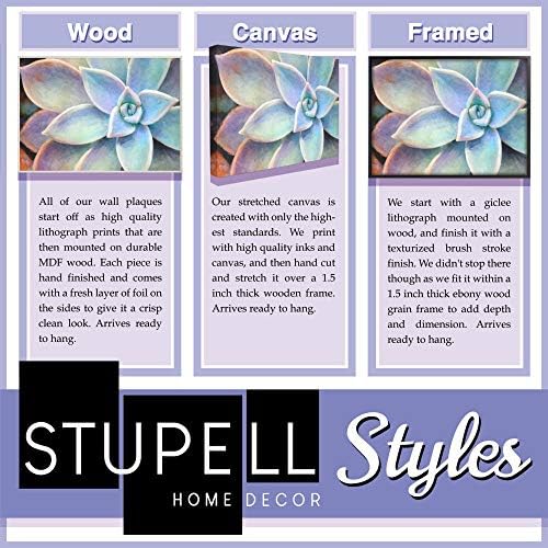 Stupell Industries Çamaşır Yıkama Sembolleri Kılavuz Tipografi, 16 x 20, Bej