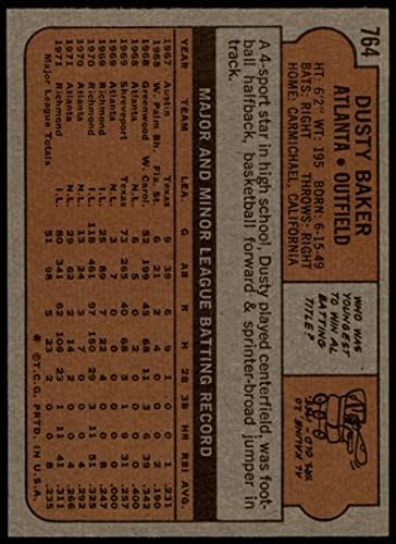 1972 Topps 764 Tozlu Fırıncı Atlanta Braves (Beyzbol Kartı) Dekanın Kartları 5-ESKİ Braves