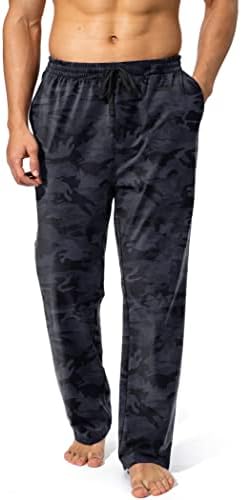 Pudolla erkek Pamuk Yoga Sweatpants Atletik dinlenme pantolonu Açık Alt Rahat Jersey Pantolon Cepler ile Erkekler