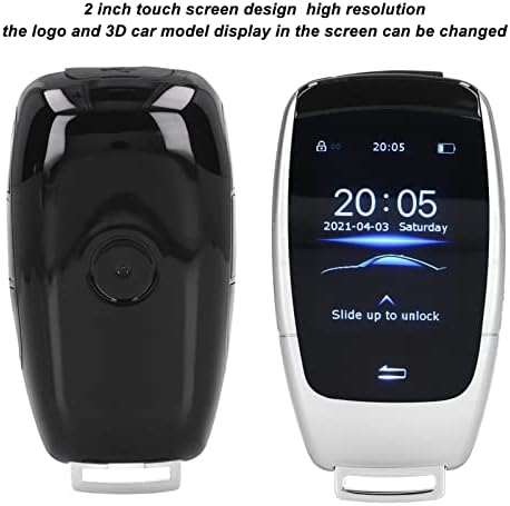 Akıllı Uzaktan Araba Anahtarı, Hepsi Bir Anahtarsız Giriş 2in LCD Ekranlı Otomatik Kilit Açma Kilidi, Araba Anahtarı