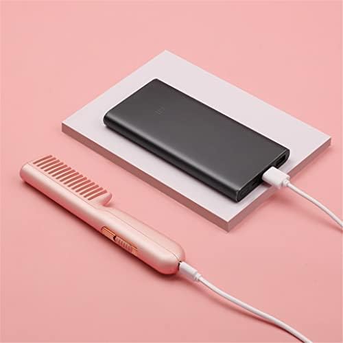 DOBA Taşınabilir saç düzleştirici tarak USB Şarj Negatif Saç Bakımı Çok Fonksiyonlu Bigudi Şekillendirici Sıcak Tarak
