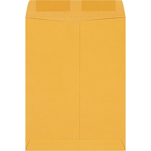 Üst Paket Tedarik Yapışkanlı Zarflar, 9 x 12, Kraft (1000'li Paket)